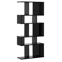 5 Cubes Ladder Shelf Corner Bookshelf Display Rack Bookcase