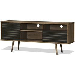 Modern TV Stand with 3 Shelves Storage Drawer